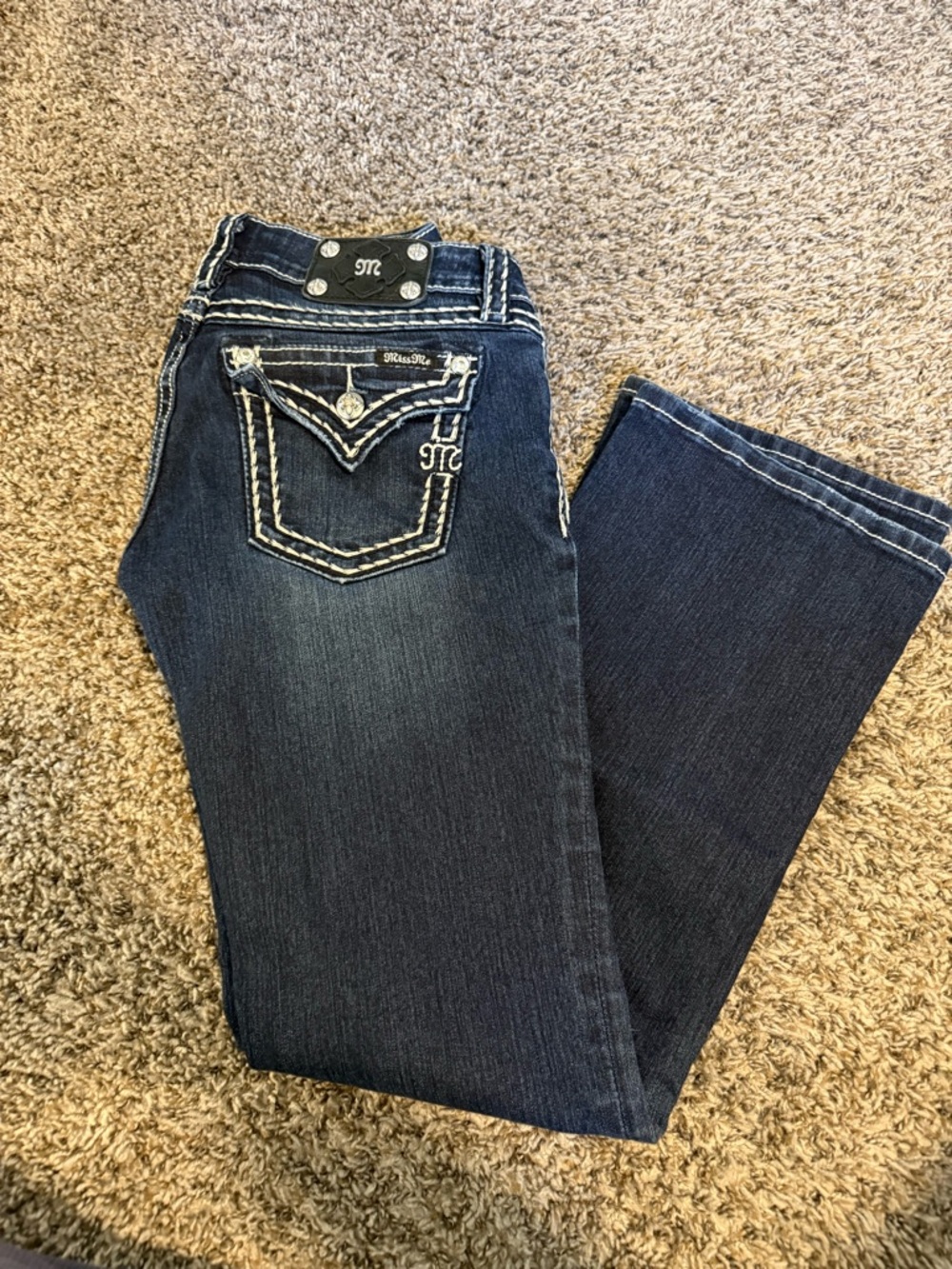 Miss Me Dark Blue Bootcut Jeans